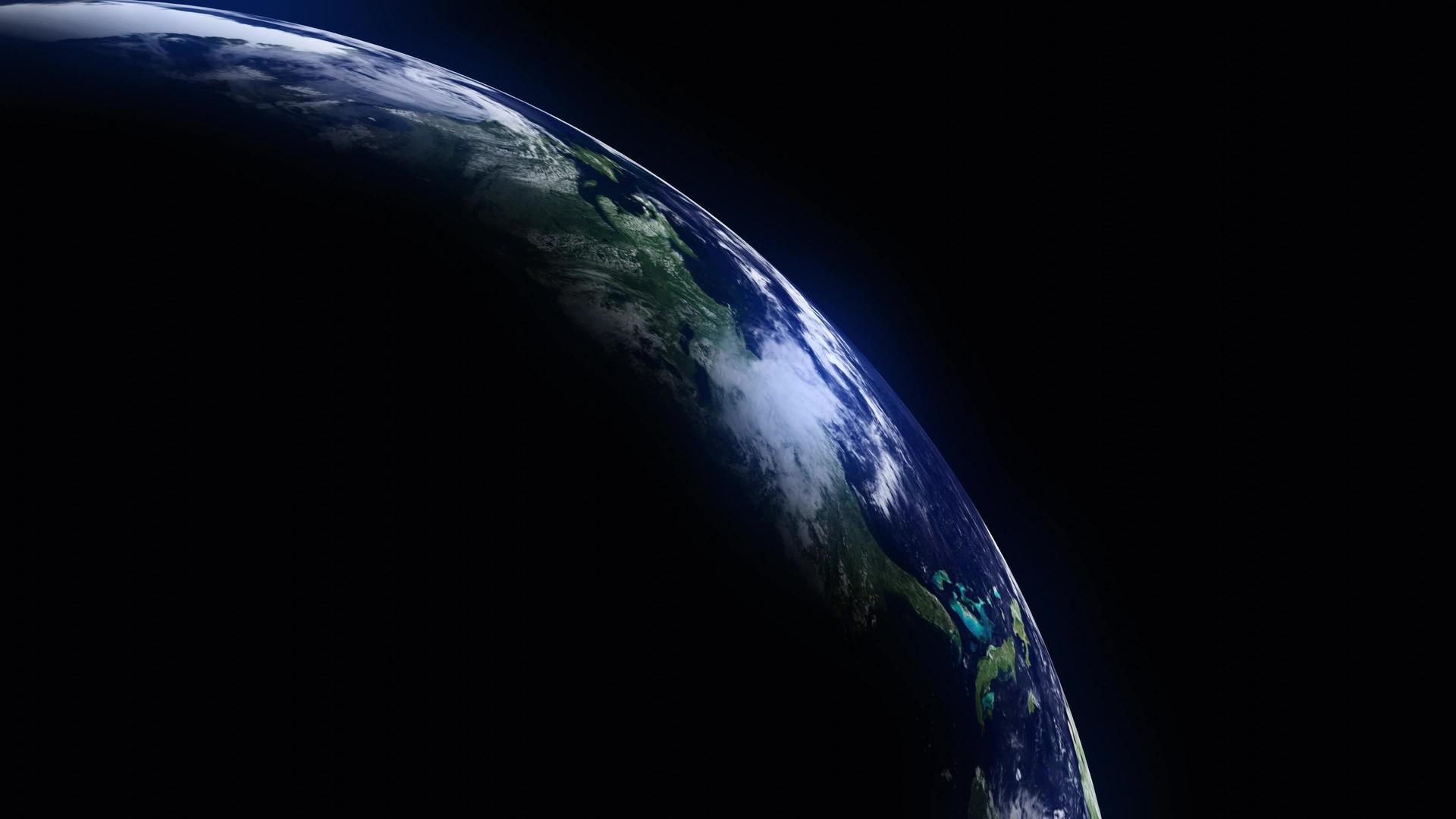 地球卫星来自卫星从空间到世界地理无缝环环视频的预览图