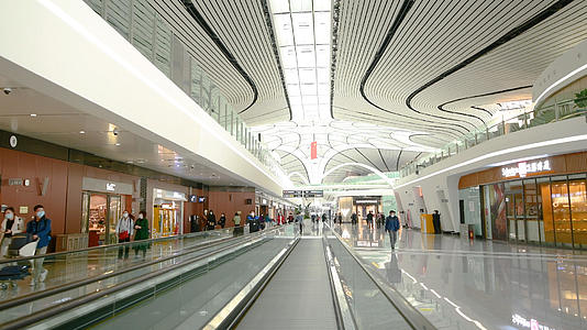 北京大兴国际机场4K视频的预览图