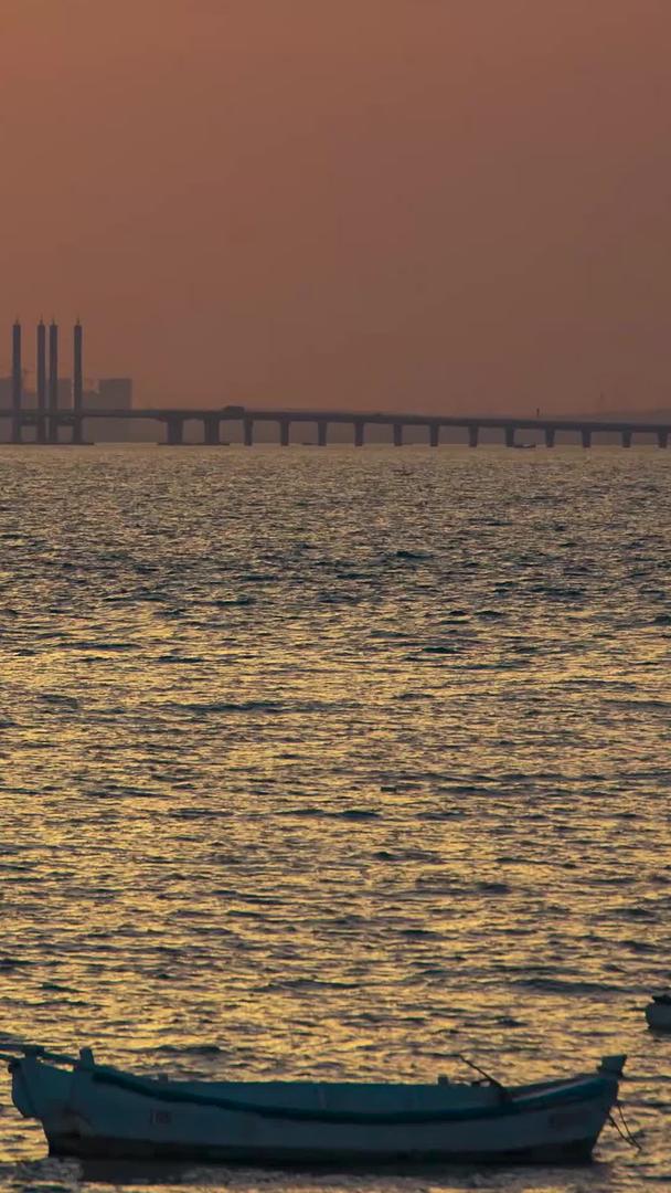 青岛胶州湾跨海大桥高清延时视频的预览图