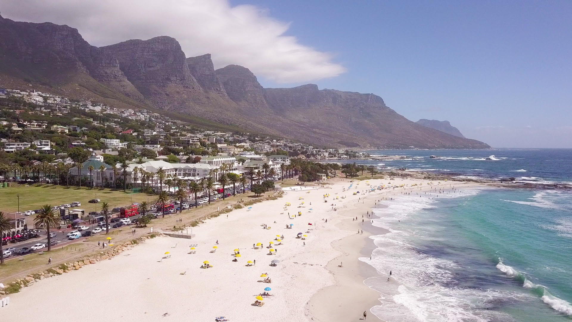 非洲南部非洲角城湾海滩视频的预览图