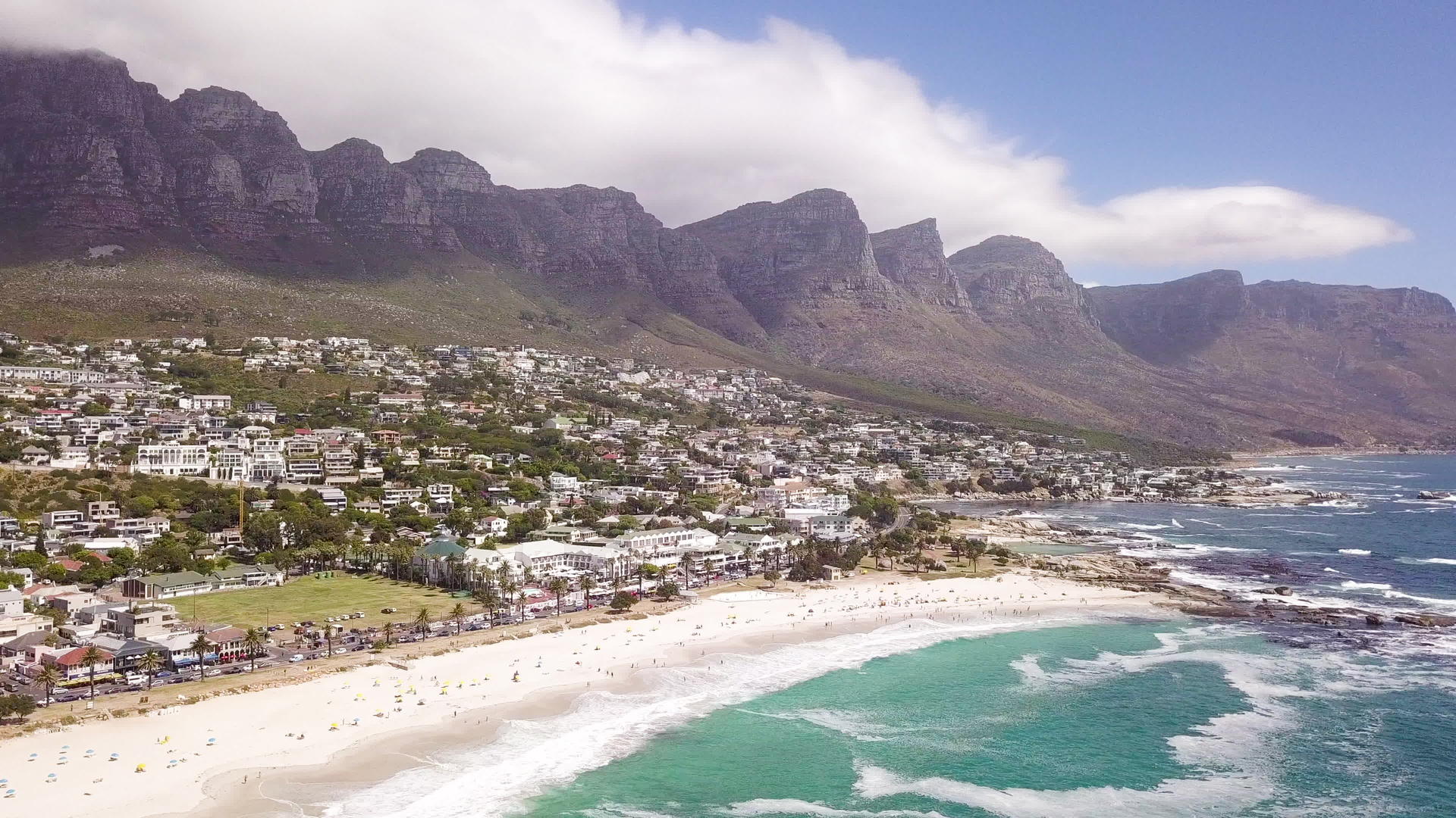 非洲南部非洲角城湾海滩视频的预览图