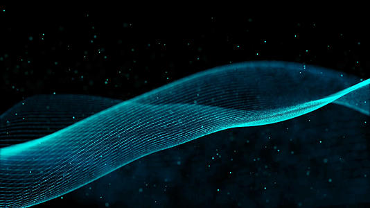 科技风格粒子线条漂浮视频的预览图