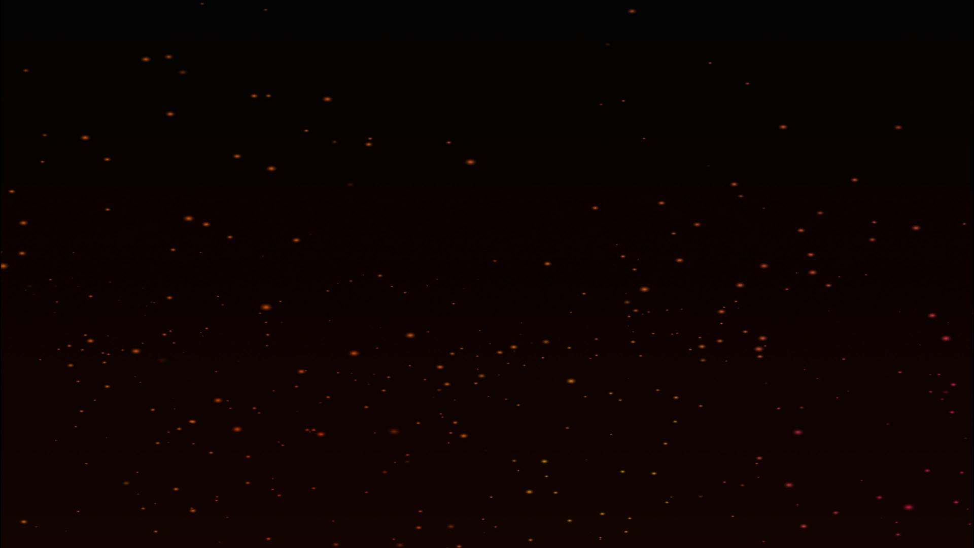 红色火焰火花燃烧在黑屏上浮到顶部的浮体上视频的预览图