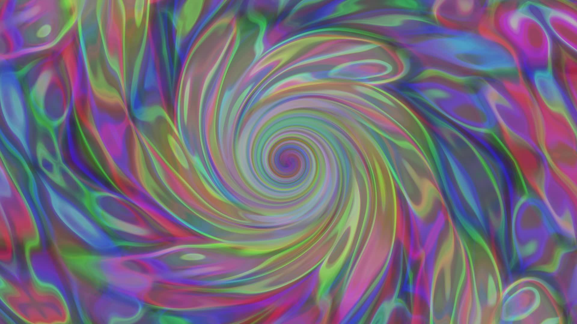 抽象彩虹旋转背景和花岗图案视频的预览图