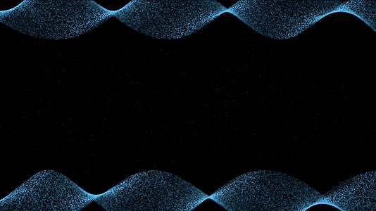 蓝色粒子遮罩动画元素带透明度通道视频的预览图