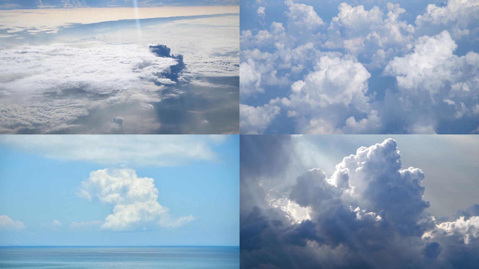 蓝天白云天空合集视频的预览图