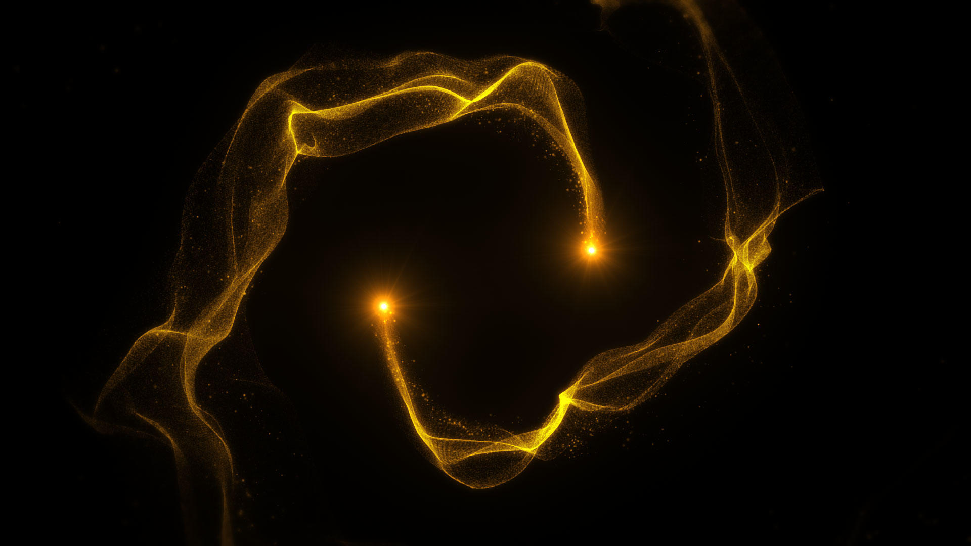 金色炫酷光效碰撞爆炸元素透明通道视频的预览图