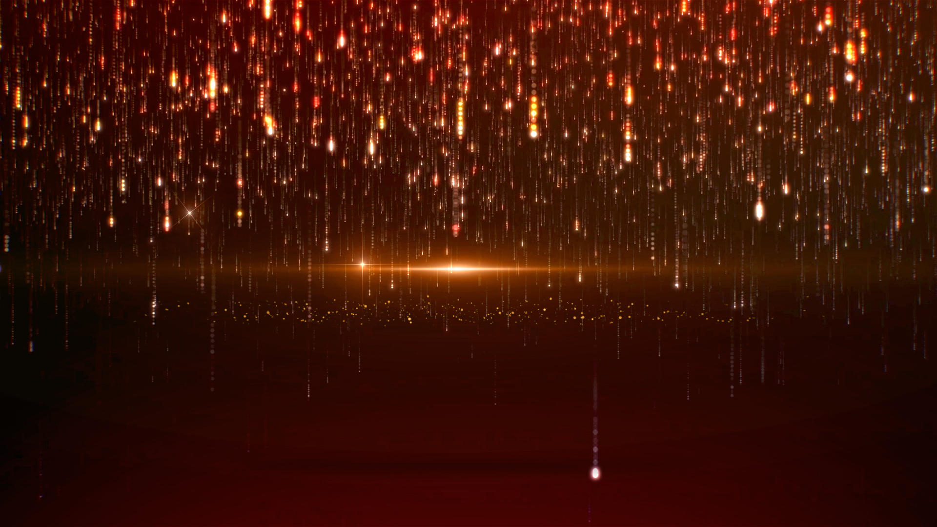 大气金色粒子雨颁奖典礼大屏背景视频的预览图