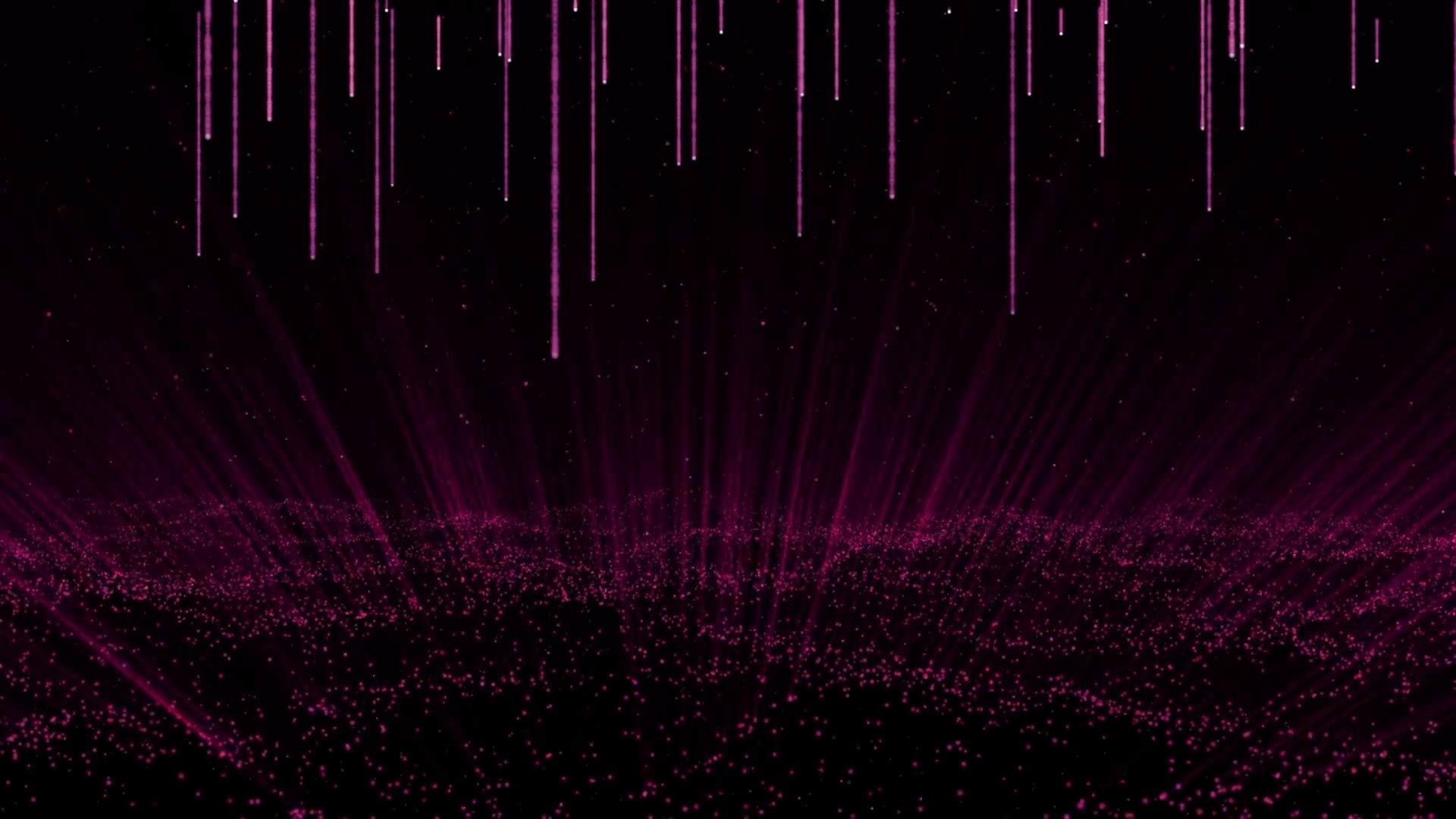 唯美紫色粒子素材视频的预览图