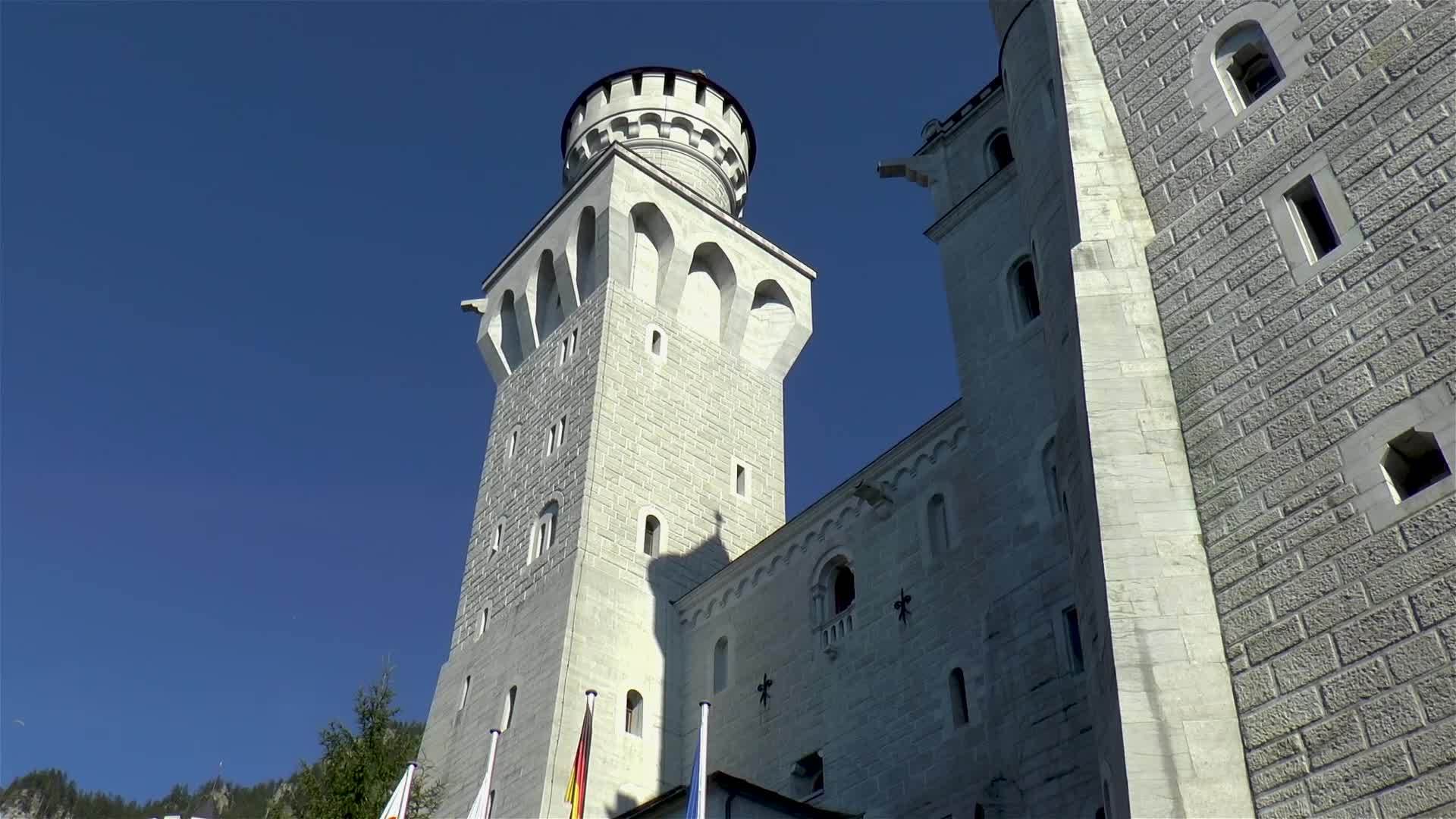 内华士万斯坦城堡在巴伐利亚德国视频的预览图