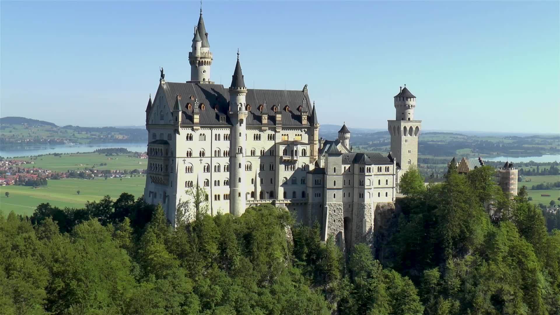 内华士万斯坦城堡在巴伐利亚德国视频的预览图