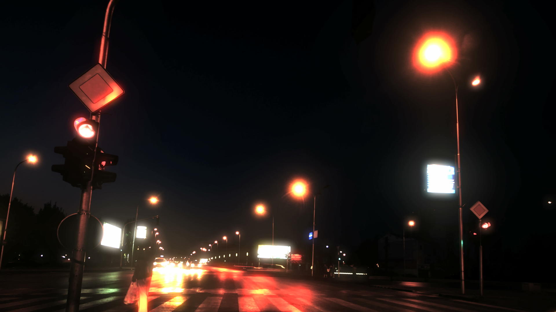 城市交通灯视频的预览图