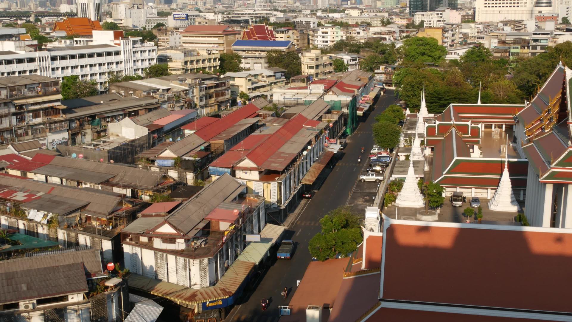 泰国曼谷的现代东方城镇视频的预览图