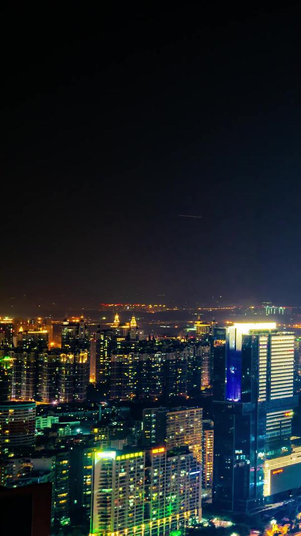 延时摄影成都城市夜景视频的预览图