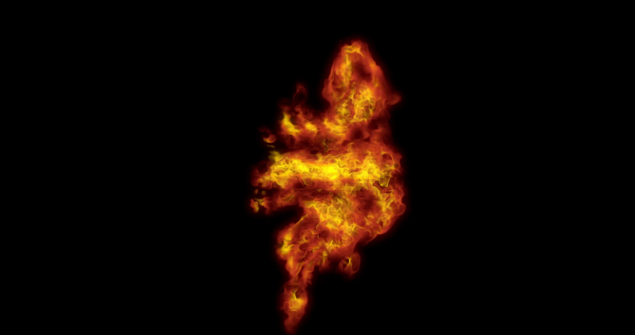 火焰爆炸从左向右过渡Apha蒙面第1版视频的预览图