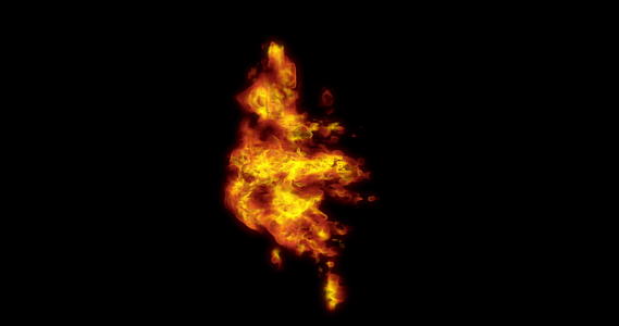 火焰爆炸从右向左过渡Apha蒙面第2版视频的预览图