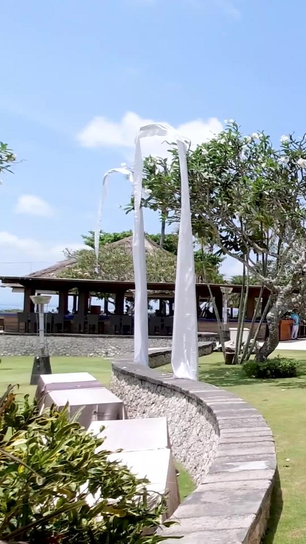 自然风光在巴厘岛海边视频的预览图