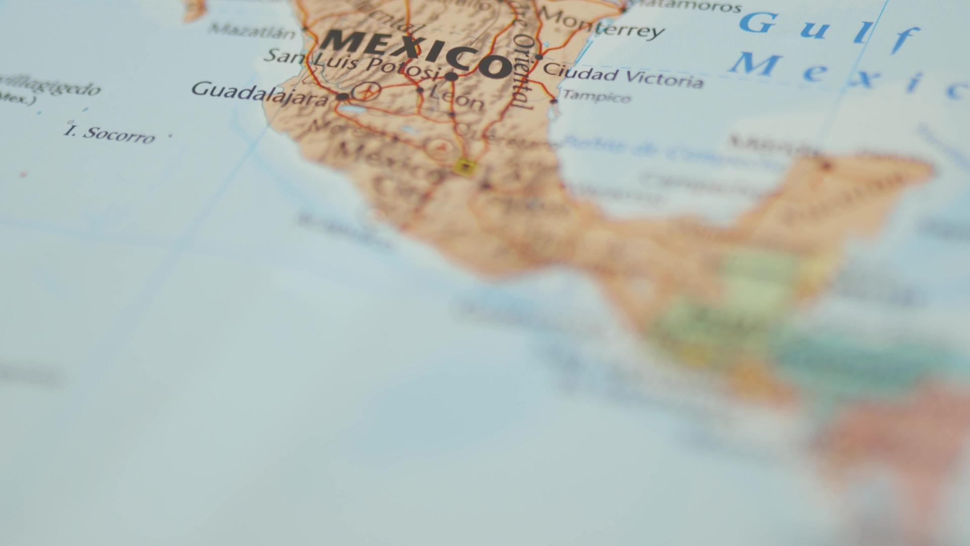 墨西哥模糊地图视频的预览图