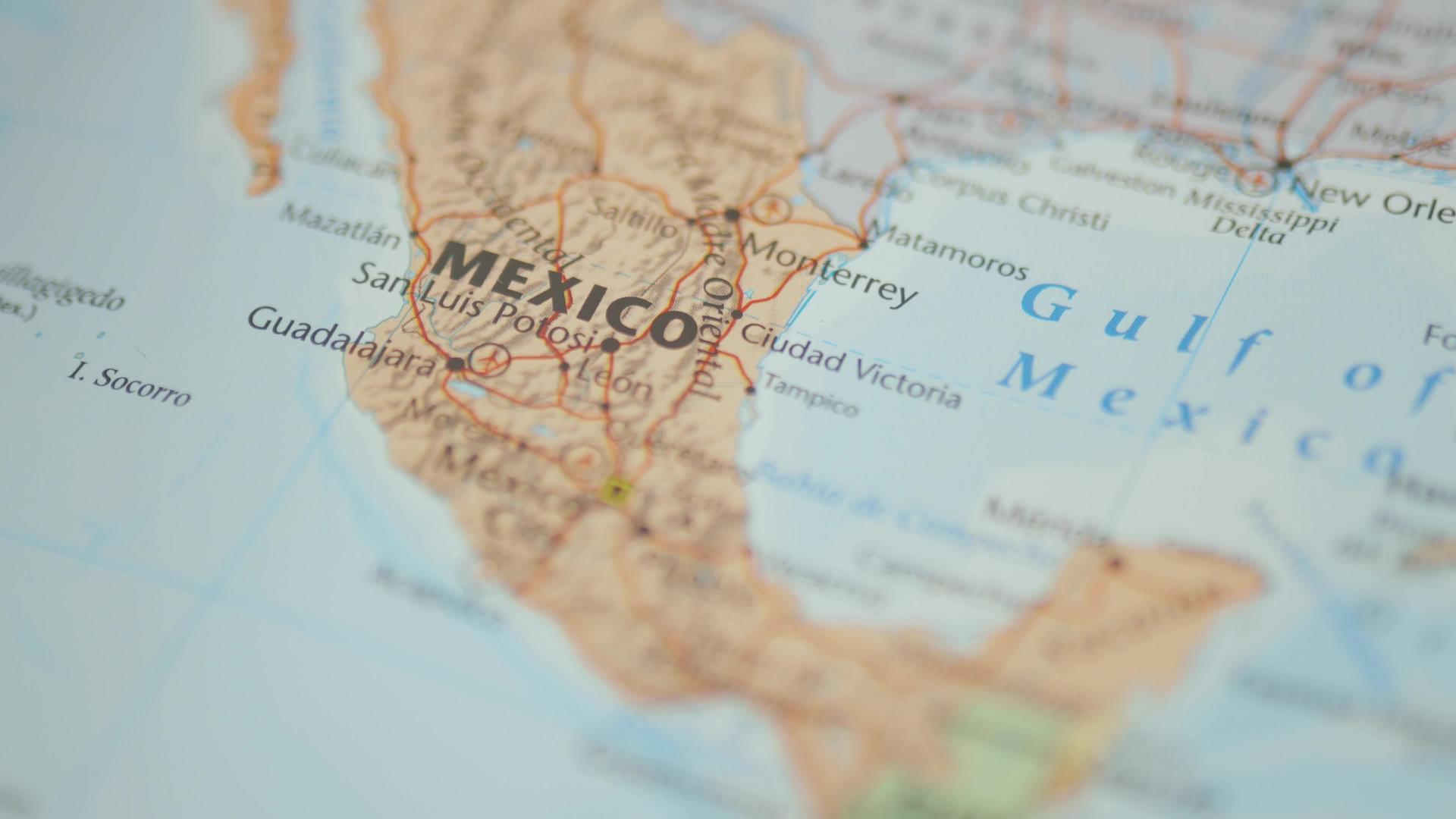 古瓦塔拉哈拉墨西哥美国北部地图视频的预览图