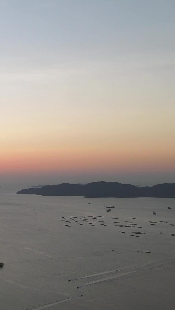 航拍广东惠州海景朝阳日出自然风光素材视频的预览图