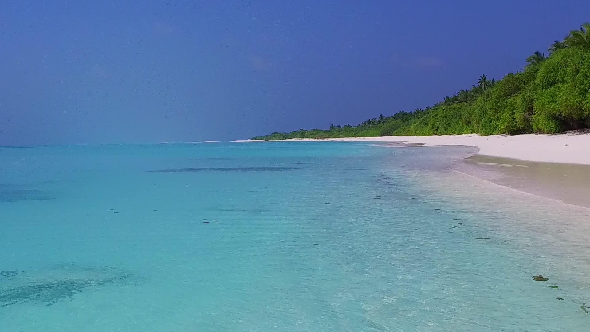 阳光明媚的豪华岛屿视频的预览图