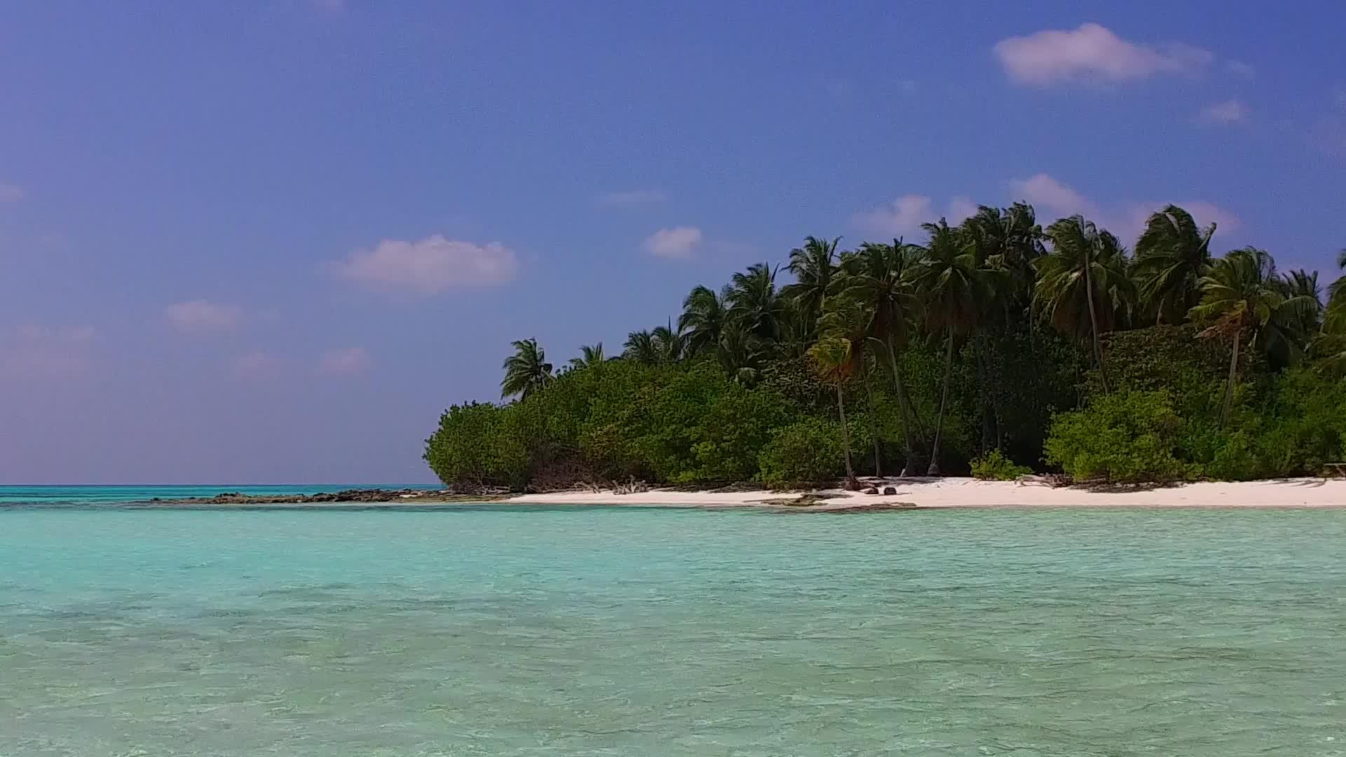热带旅游海滩旅游广角旅游视频的预览图