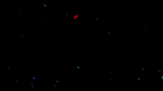 旋转穿梭彩条粒子动画视频的预览图