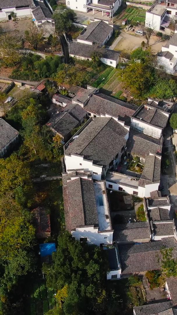 安徽皖南航拍名古村落景区查济视频视频的预览图