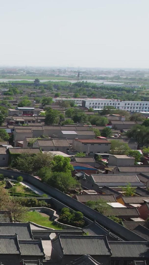 邯郸永年广府古城航拍5A景区全景视频视频的预览图