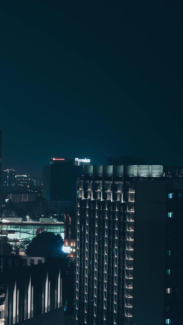 河定桥城市夜景车流视频的预览图