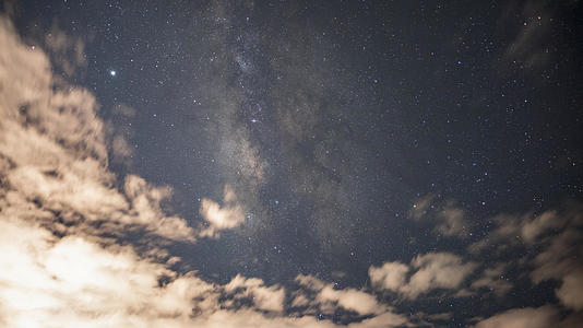 8k延时云南香格里拉纳帕海夜景星空银河视频的预览图