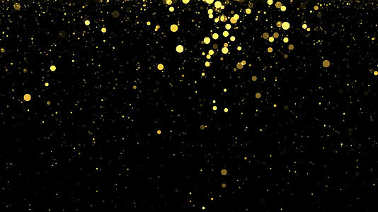 透明通道金色粒子雨视频素材视频的预览图