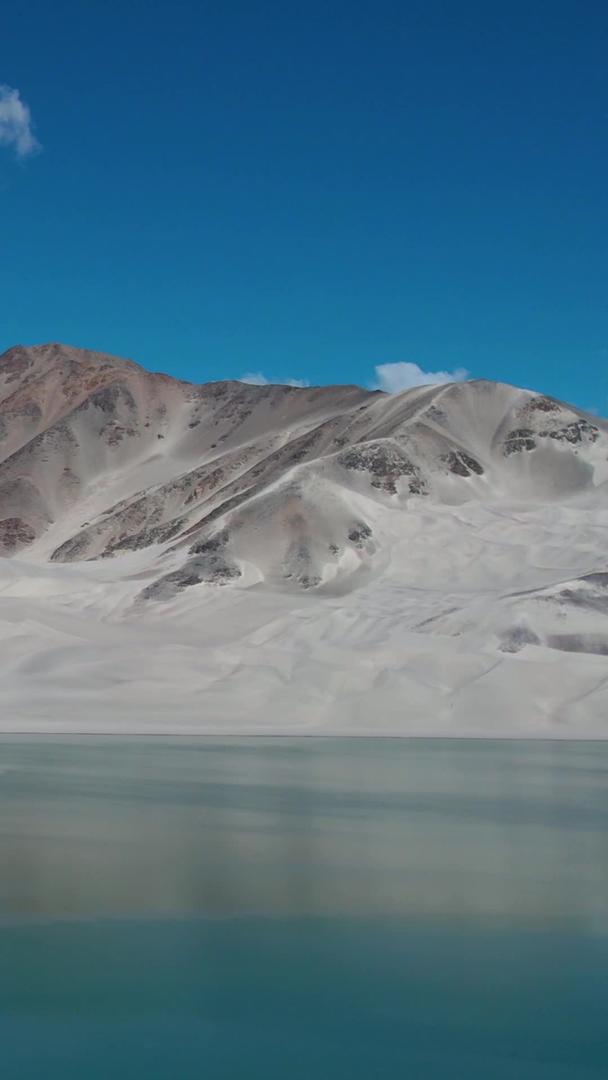 5A新疆南部帕米尔高原景区白沙湖自然风光视频视频的预览图