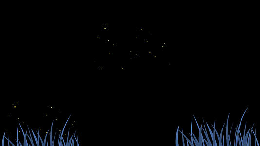 草丛萤火虫三组透明通道视频的预览图