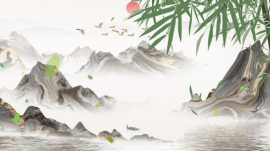 中国风背景视频素材视频的预览图