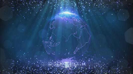 科技地球粒子视频的预览图