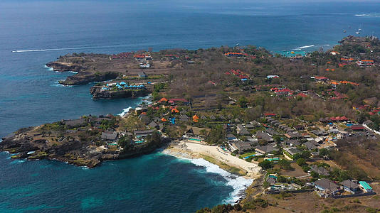 巴厘岛旅游景点海景航拍4K视频的预览图