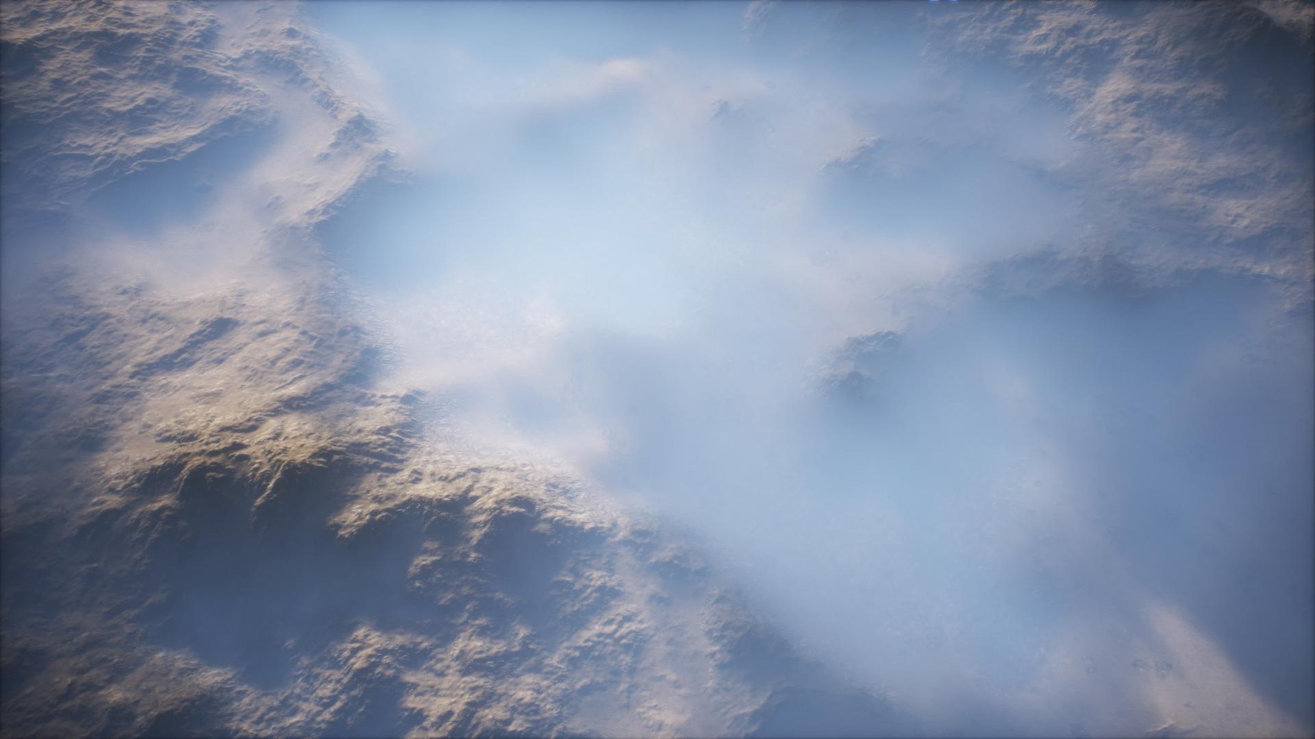 远处的山脉和山谷中的雾视频的预览图