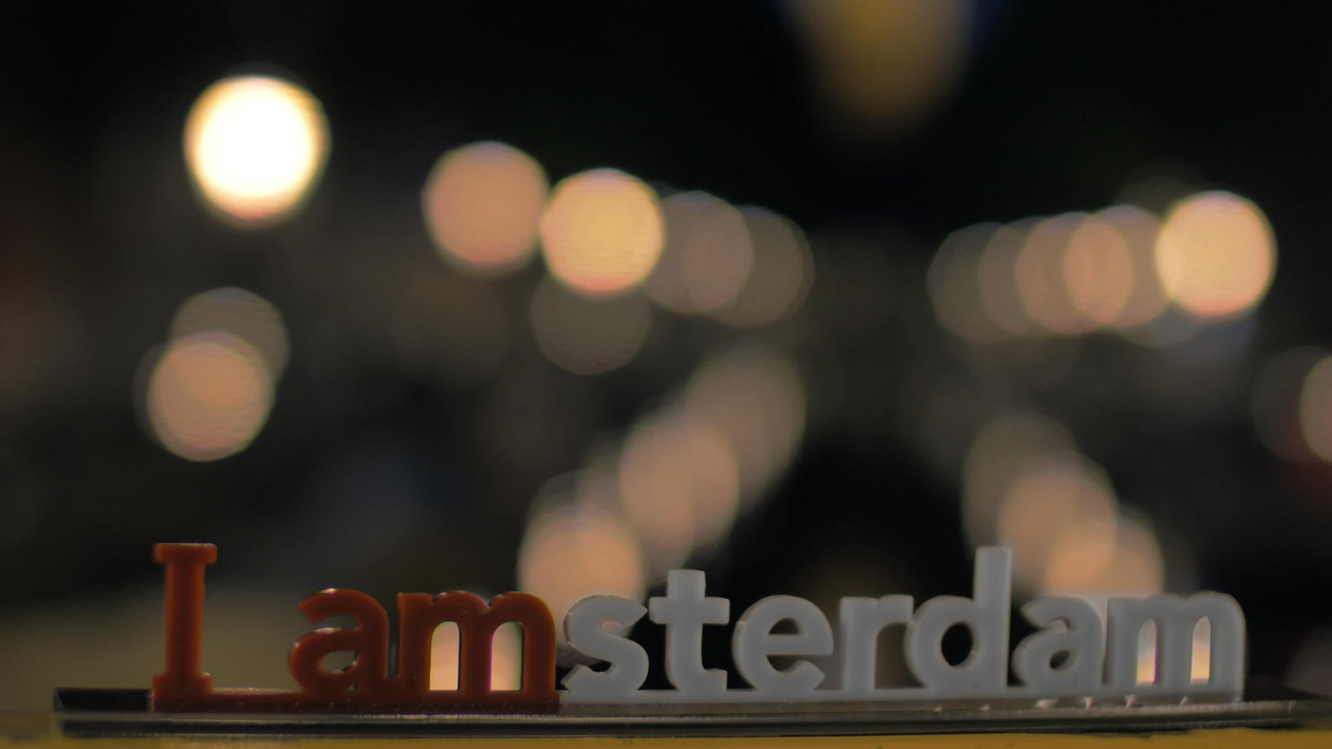 阿姆斯特丹口号和夜城灯视频的预览图