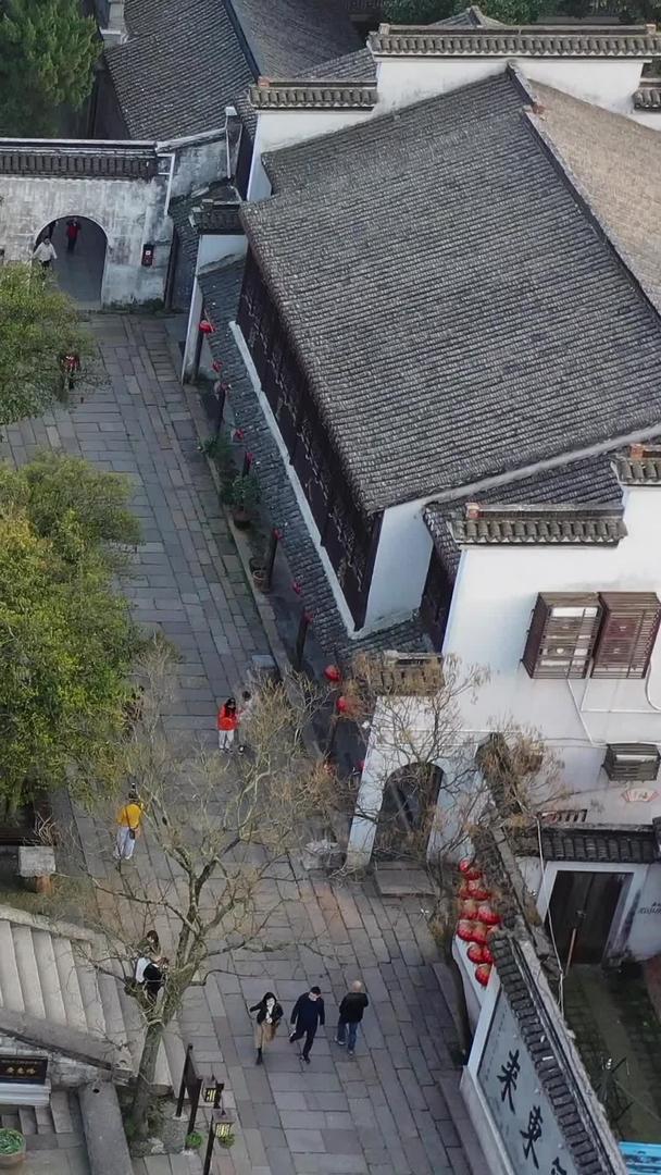 南浔古镇浙江湖州航拍视频视频的预览图