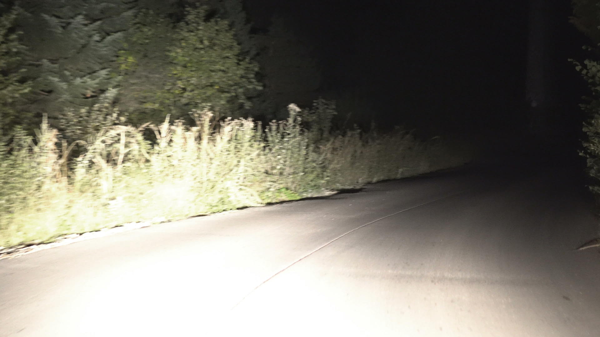 驾驶黑暗的农村山路视频的预览图