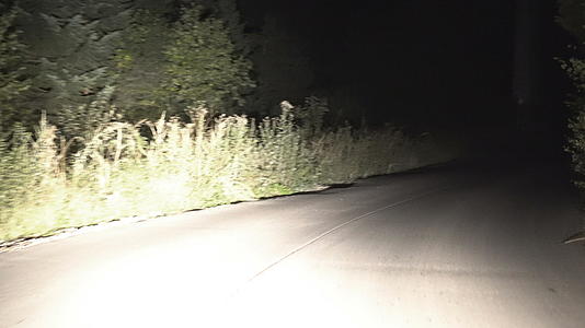 驾驶黑暗的农村山路视频的预览图