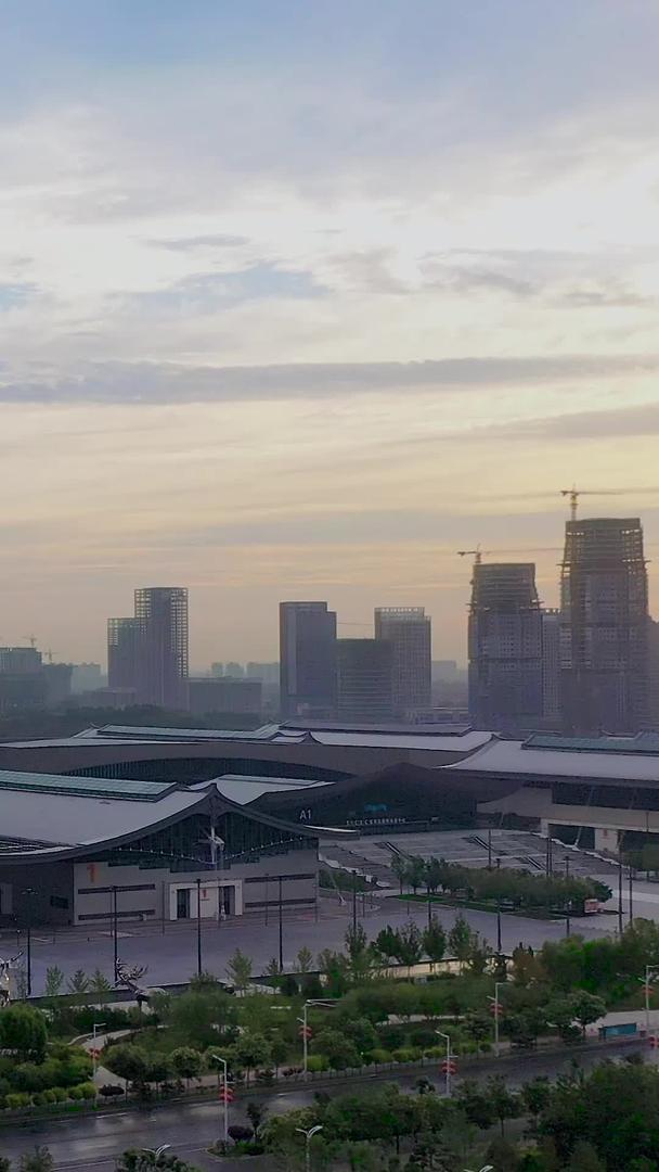 石家庄自贸区国际会展中心航拍视频的预览图