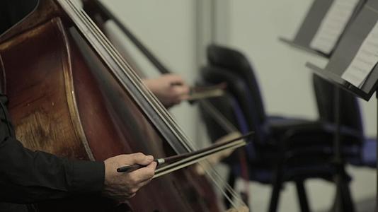 古典音乐专业大提琴手视频的预览图