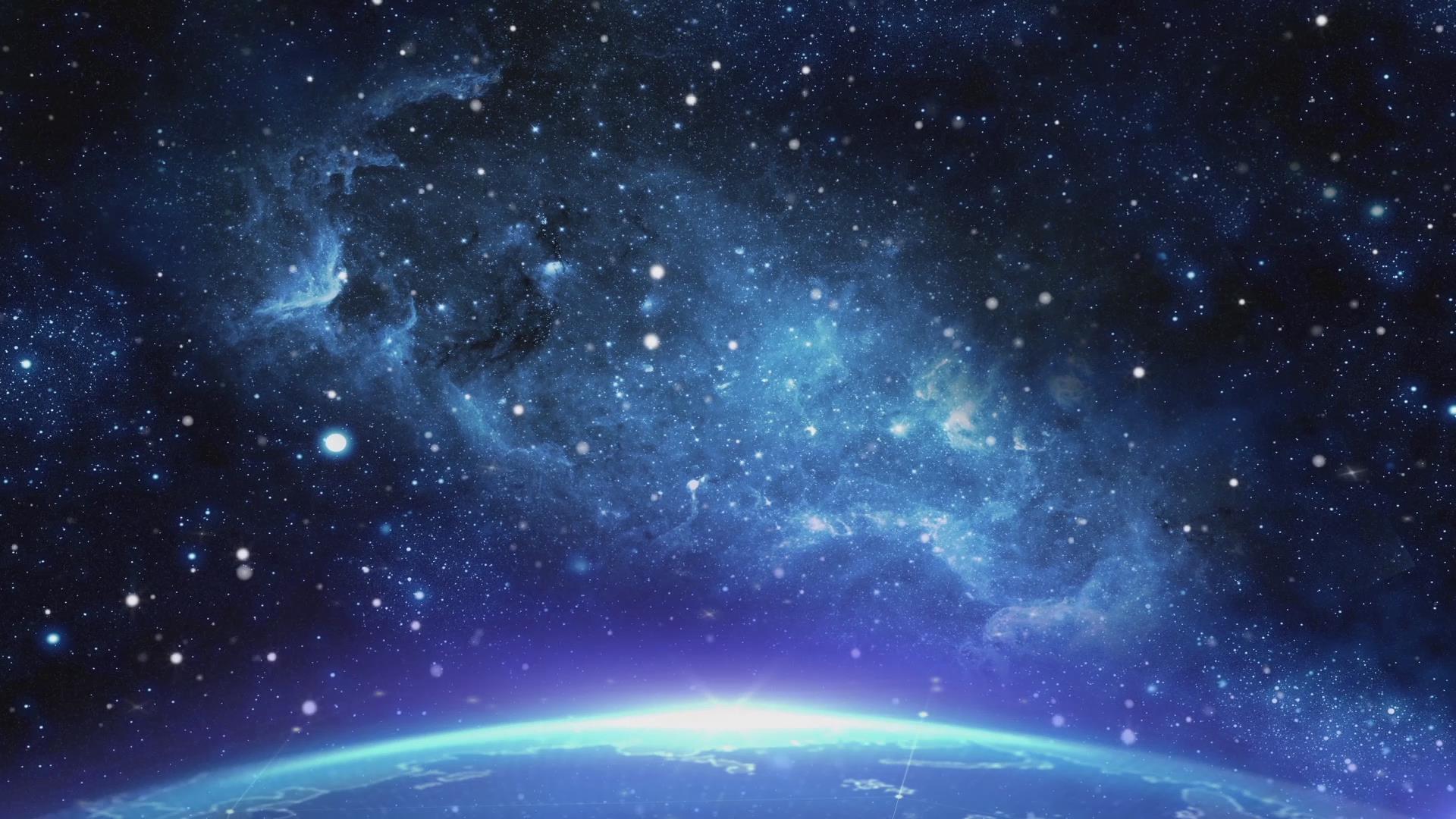 星空地球动态背景视频的预览图