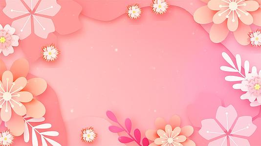 粉色花朵旋转动态背景视频的预览图