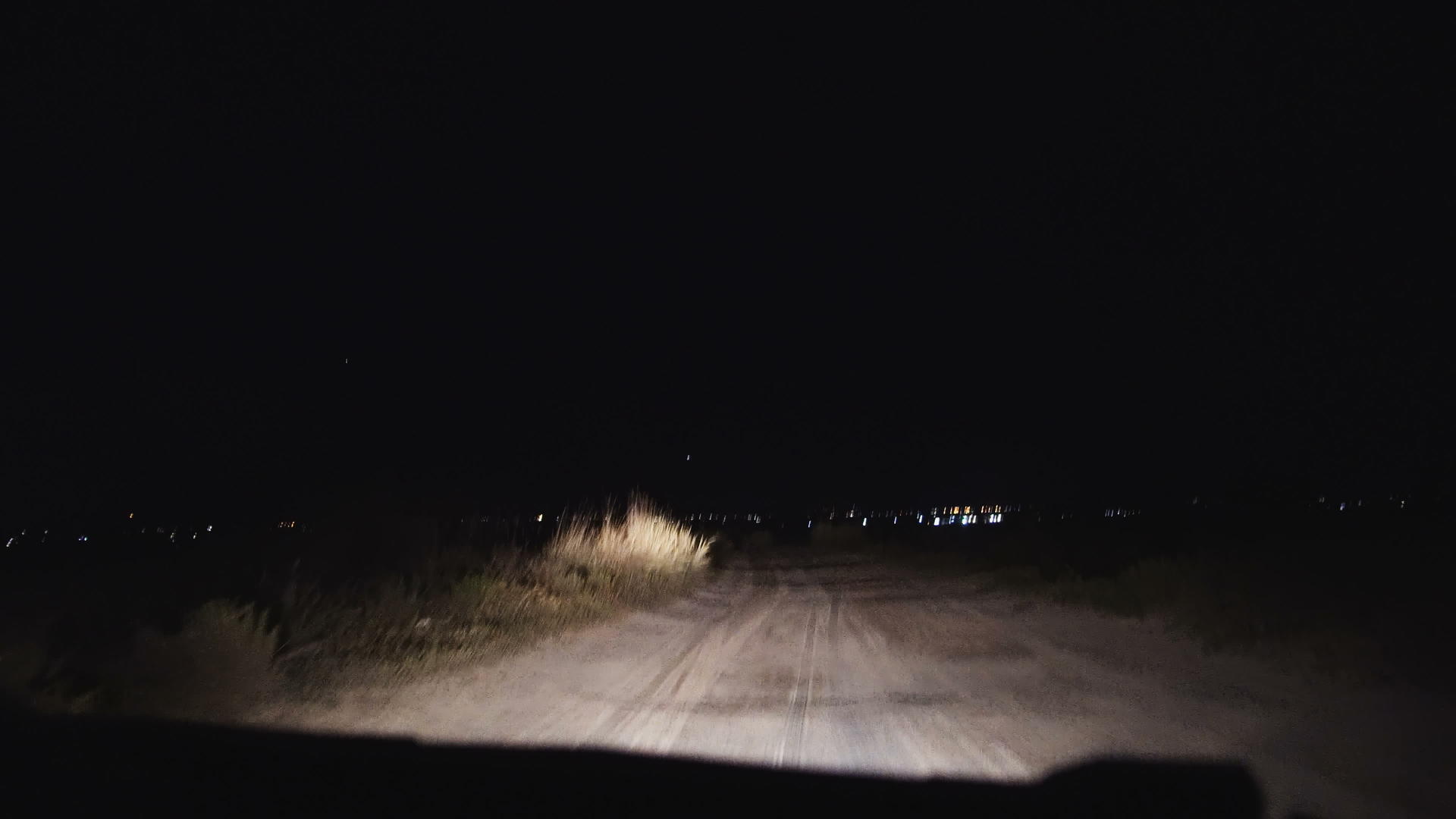 农村夜间林林乡村马车视频的预览图