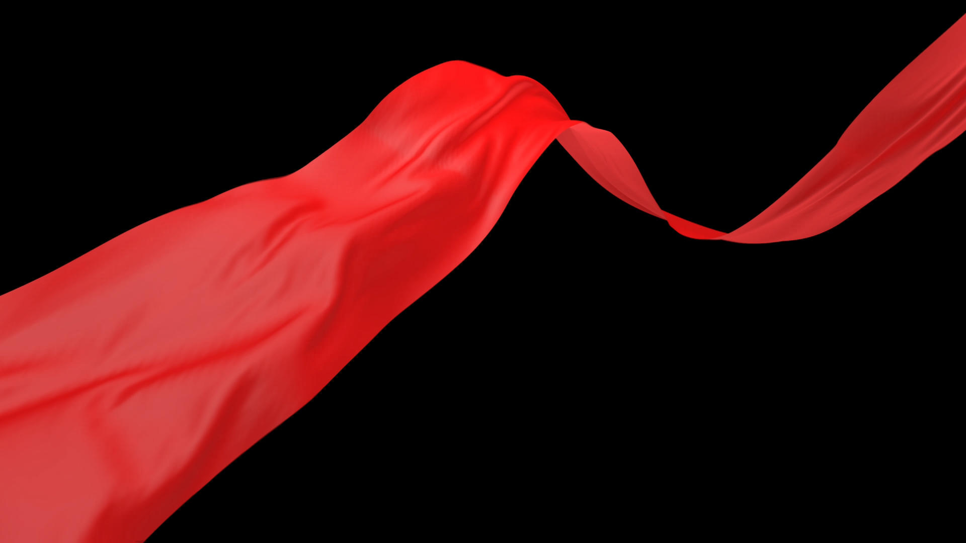 红绸布飘动视频的预览图