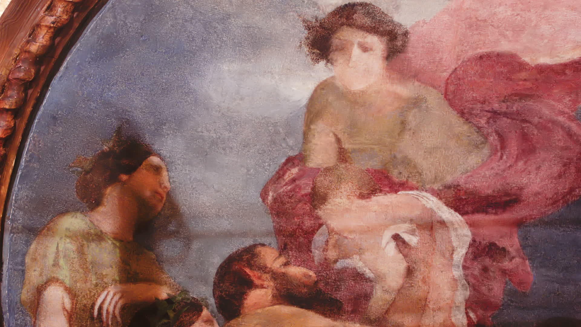 意大利文艺复兴时期别墅的壁画视频的预览图