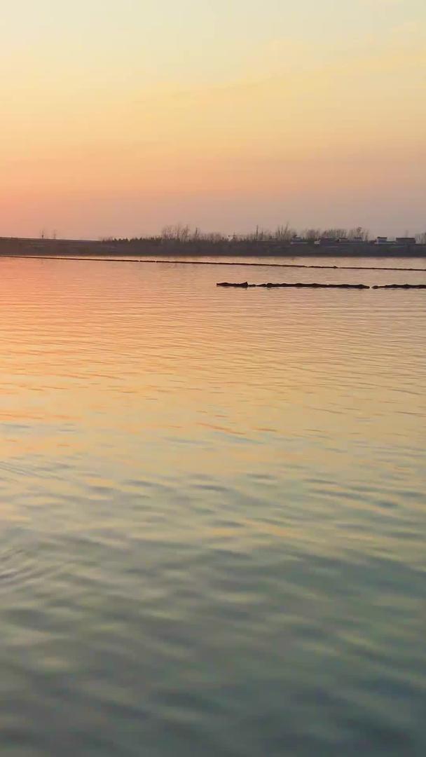 航拍安徽巢湖自然风光湖泊湖泊视频的预览图
